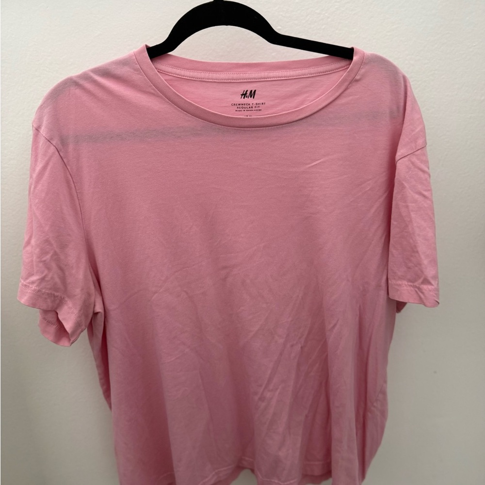 H&M Soft Pink Short Sleeve Tee